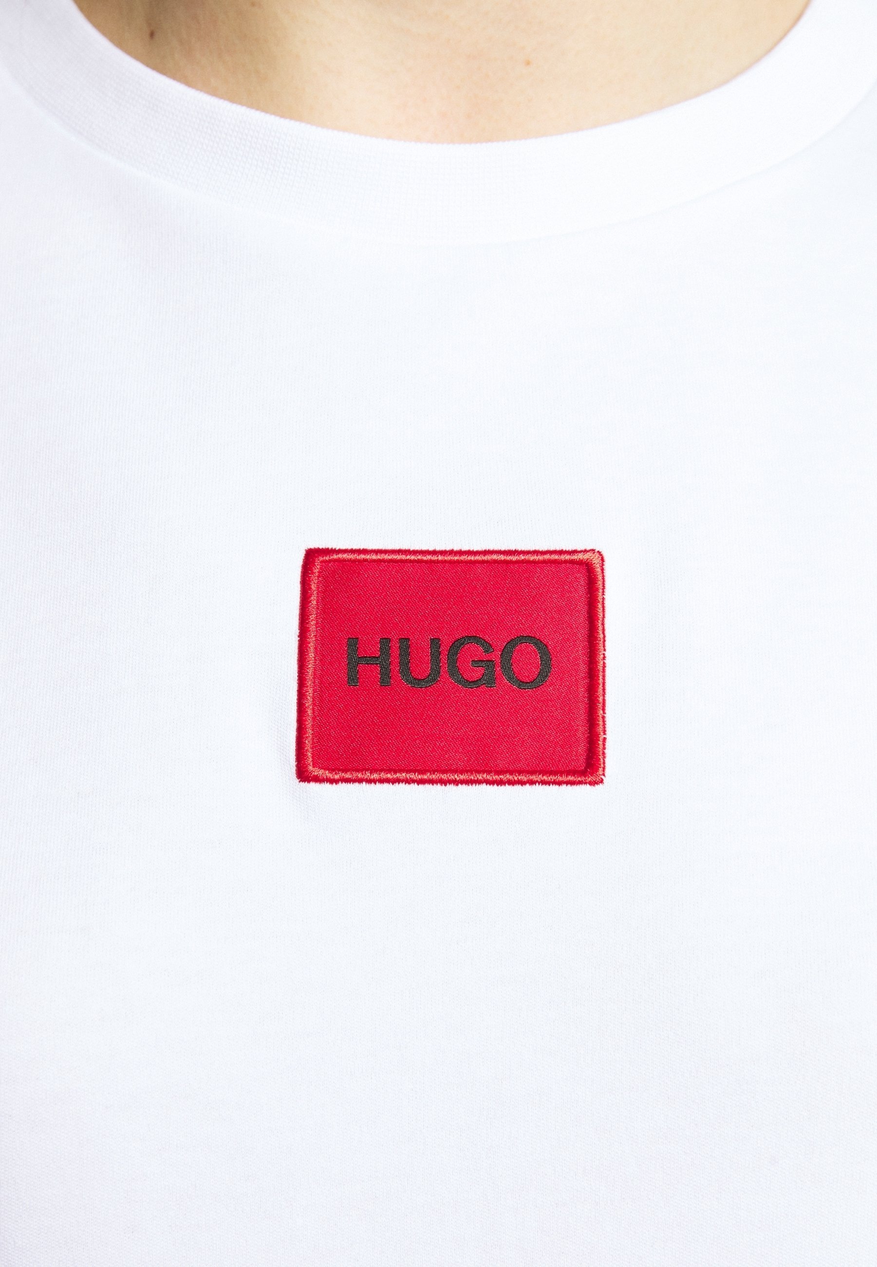 HUGO Jersey jurk - wit