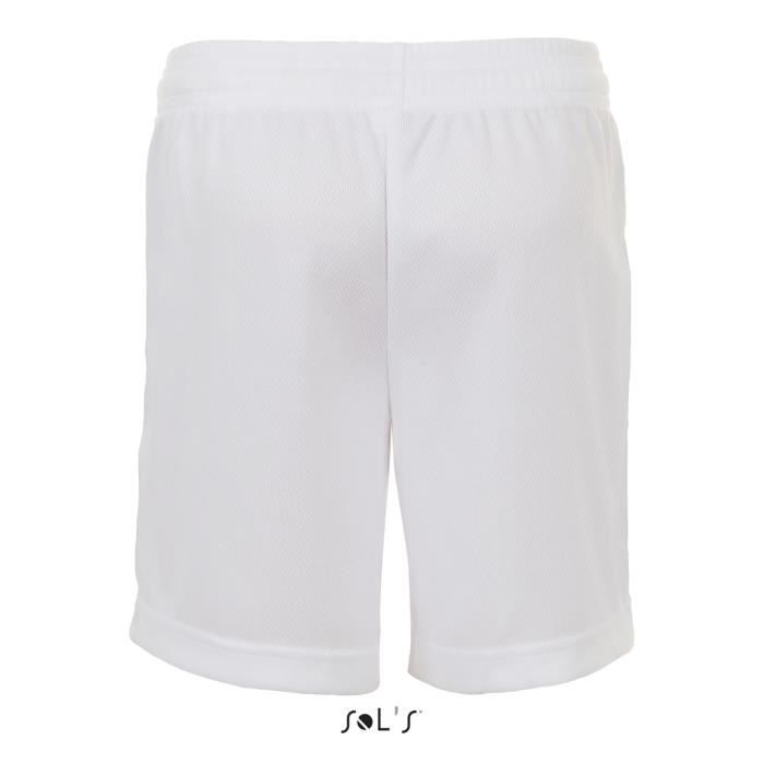 Short junior Sol's Olimpico - Sol's - Enfant - Multisport - Blanc/noir - Garçon