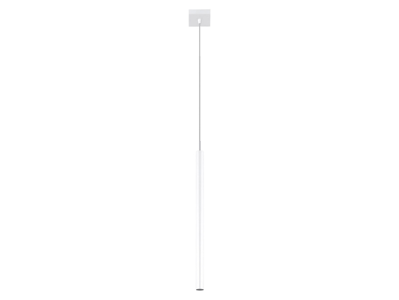 Lampa wisząca Pastelo stalowa biała