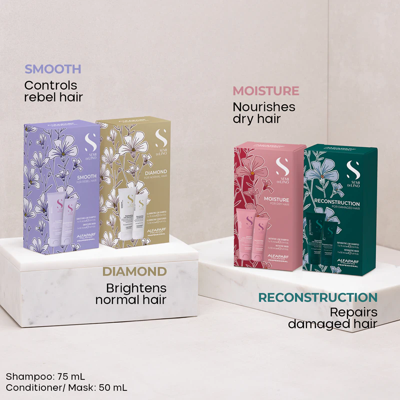 Alfaparf Milano Semi di Lino Moisture Minisize Kit intenzívne hydratačná cestovná sada