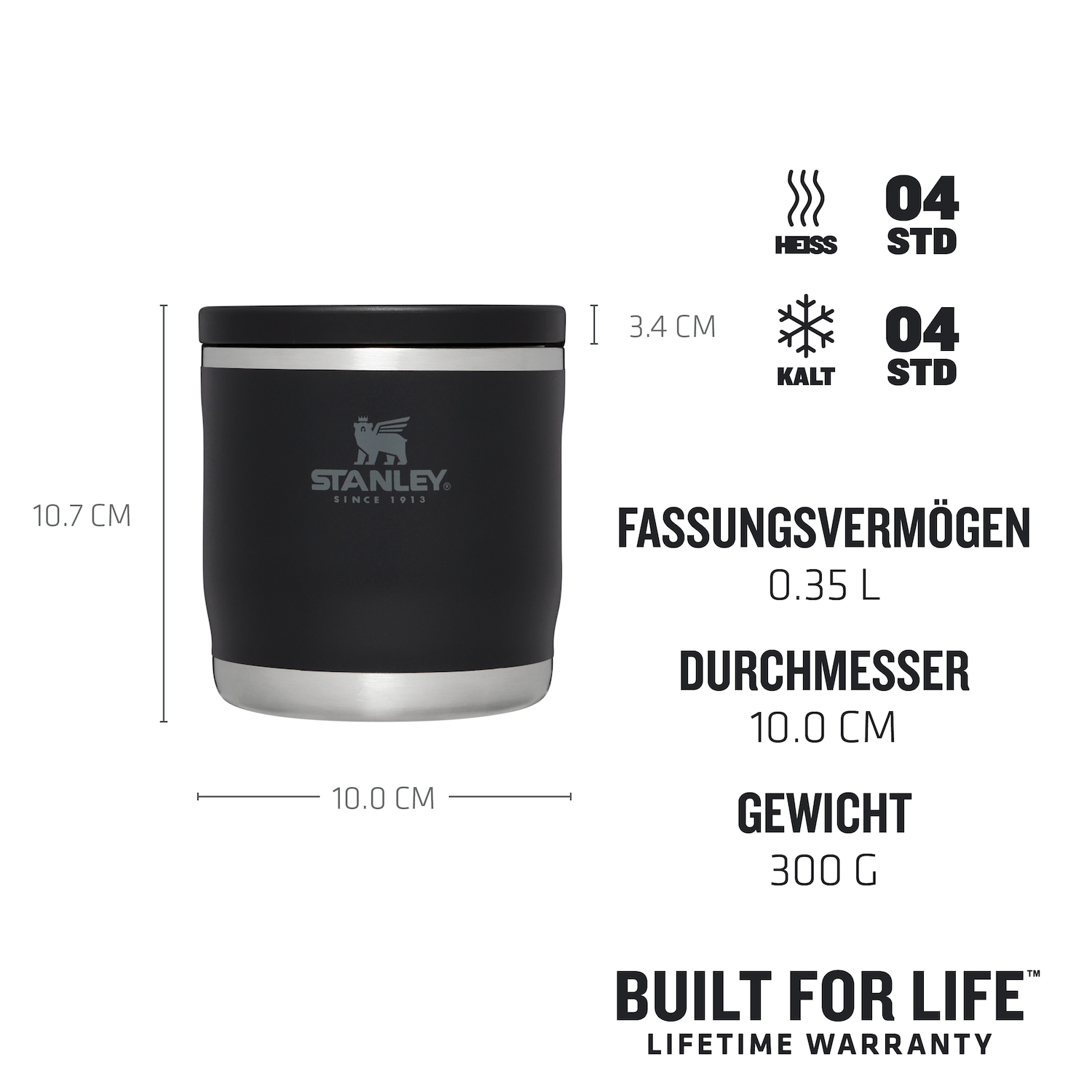 Stanley Mug -ruokatermos – 0,35 l – Seikkailuruokasäilytys matkalle – 1 kpl