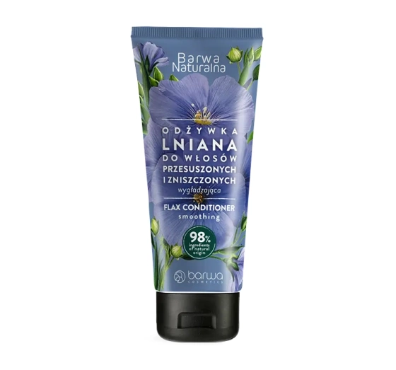 Barwa Naturalna lniana odżywka do włosów przesuszonych i zniszczonych 200 ml