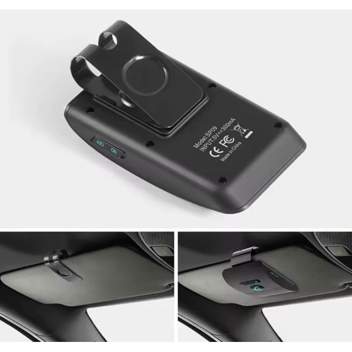 Kit manos libres Bluetooth - Universal - Multipunto - 10 horas de autonomía - Negro