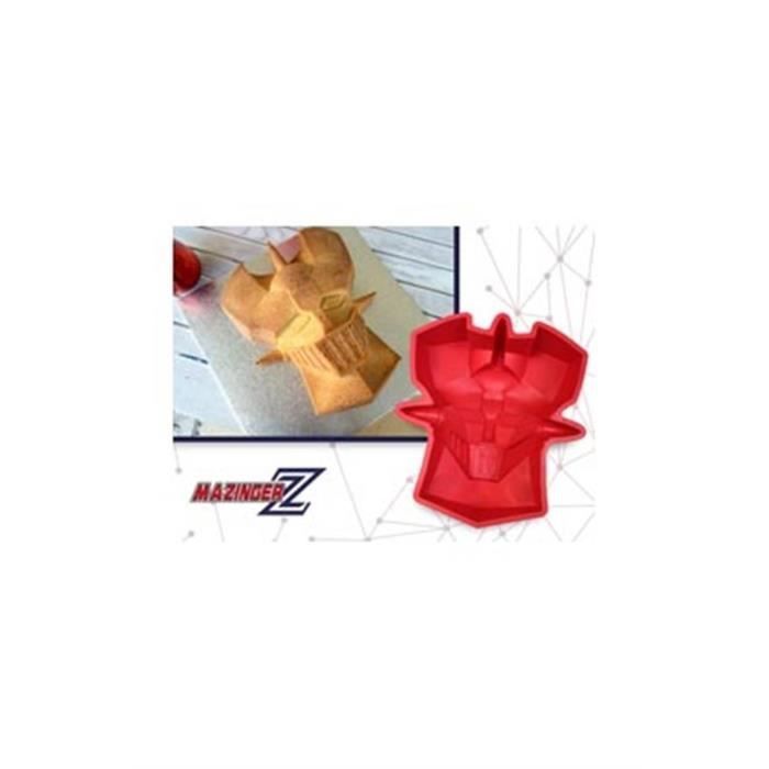 Moule à tarte en silicone WTT Mazinger Z 24 cm - Rouge