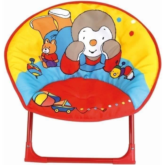 T'Choupi Folding Moon Chair for Children - FUN HOUSE