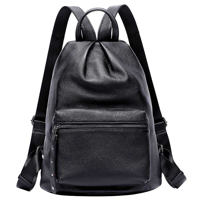 Sacs à dos antivol pour femmes, sac à dos en cuir véritable, style preppy, sac à dos scolaire, sac de voyage décontracté pour femmes et filles