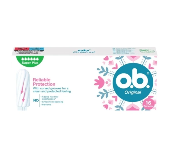 O.B. Original Reliable Protection tampony Super Plus 16szt
