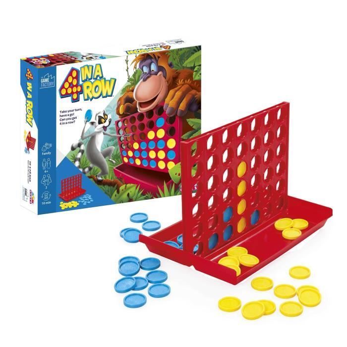 Jeu de société - AMO TOYS - THE GAME FACTORY - Puissance 4 - Intérieur - Enfant