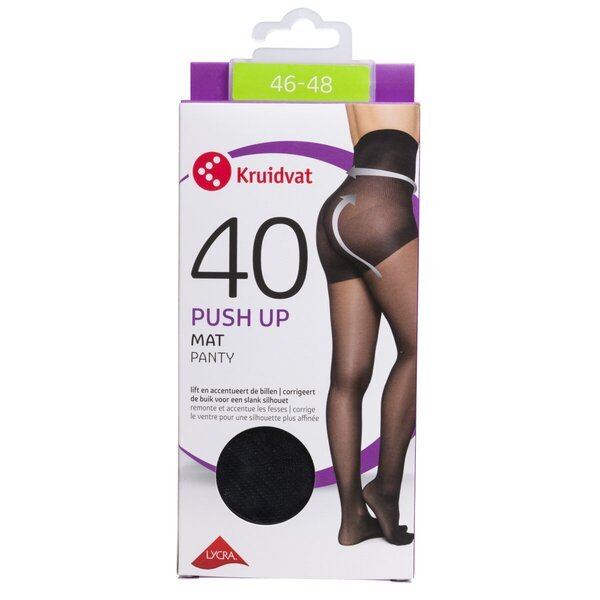 Kruidvat Push Up Mat 40 denų tamprės<br>juodos, 46-48 dydis
