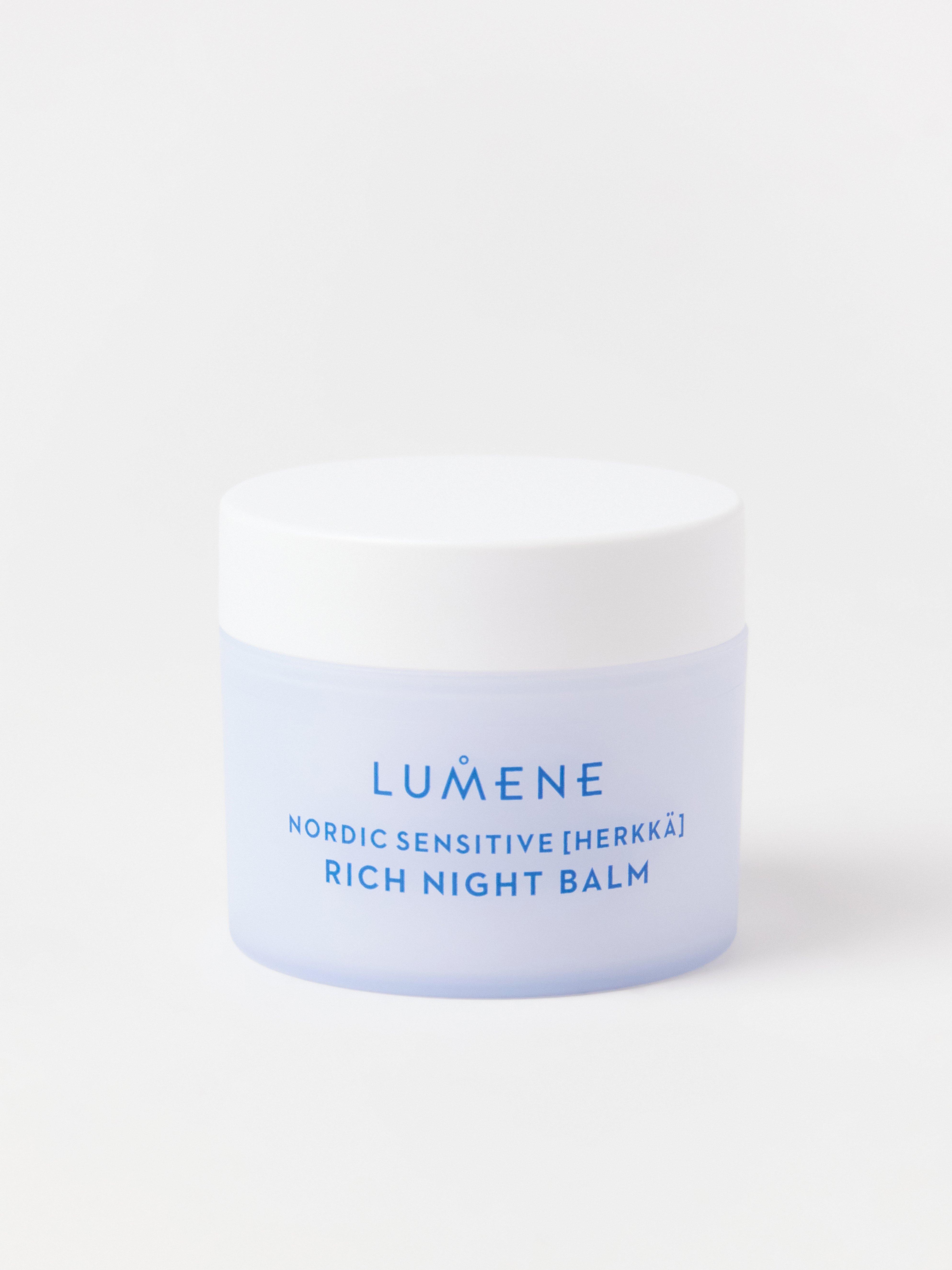 Lumene Nordic Sensitive Rich Night Balm Uten farge