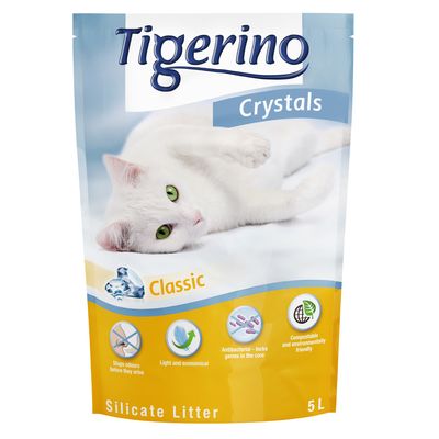 Arena para gatos Tigerino Crystals - Sensitive (sin perfume)
