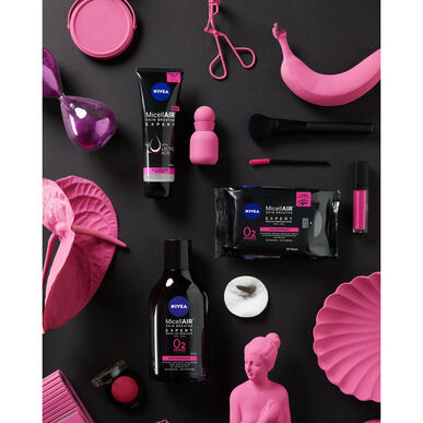 Nivea MicellAIR -meikinpoistoainepyyhkeet kasvoille 20 kpl 20 kpl