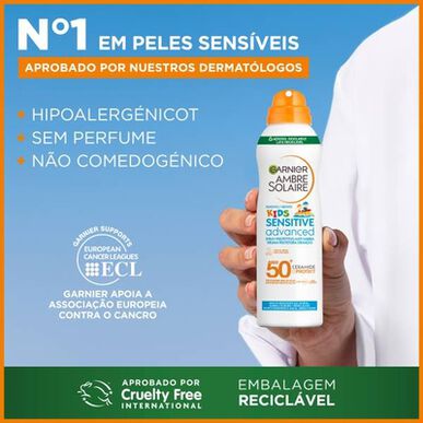 Garnier Ambre Solaire Sensitive Advanced aurinkosuojasumu IP50 150 ml 150 ml