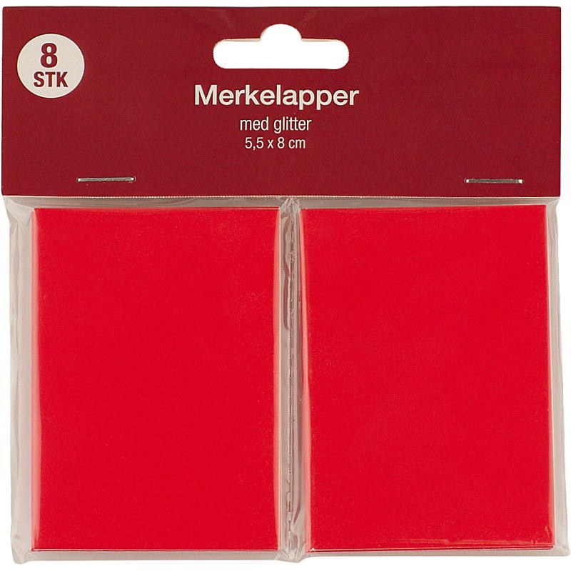 Geschenkanhänger für Zuhause, 8er-Pack Glitzer