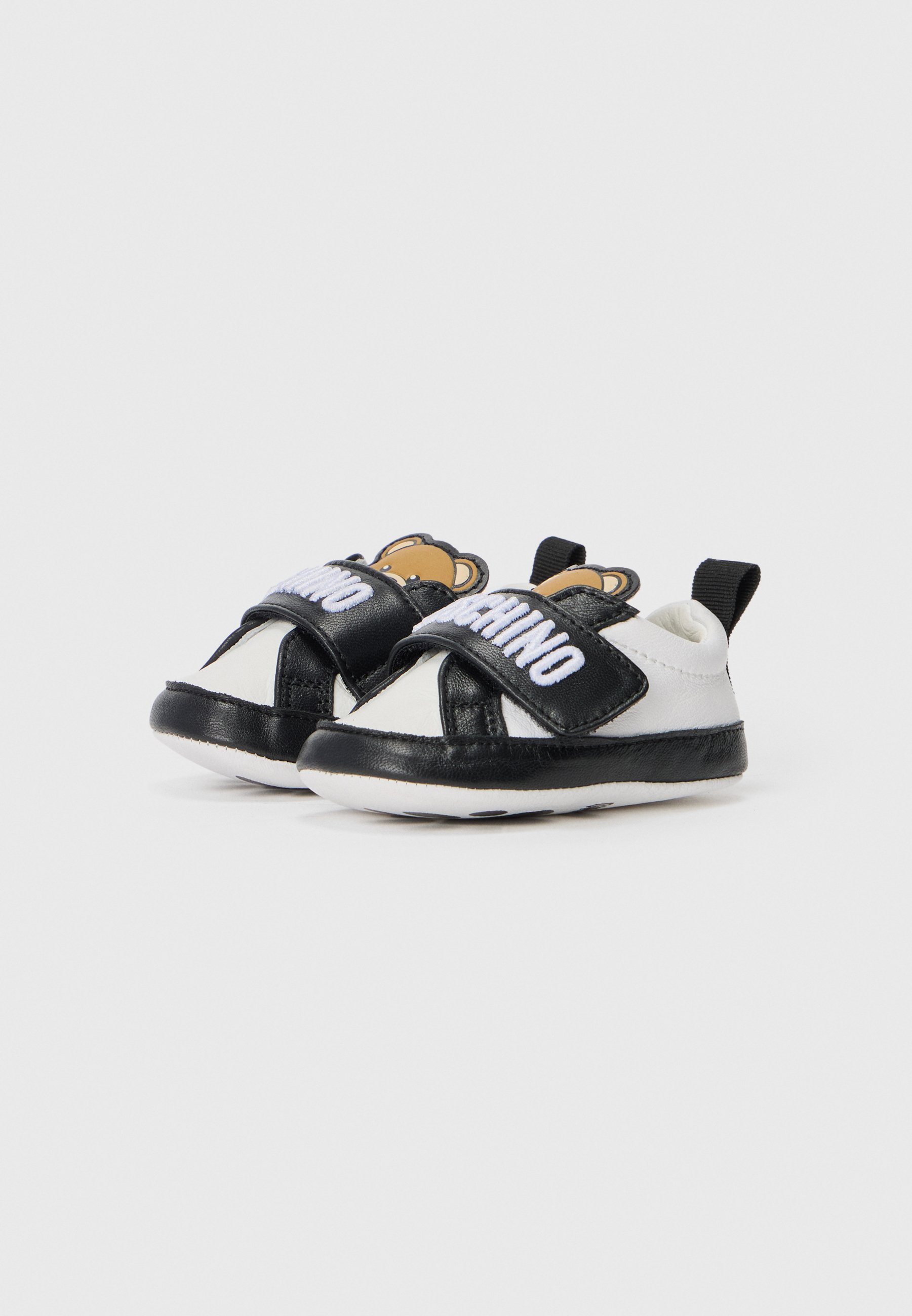 MOSCHINO UNISEX - Pierwsze buty - białe/czarne