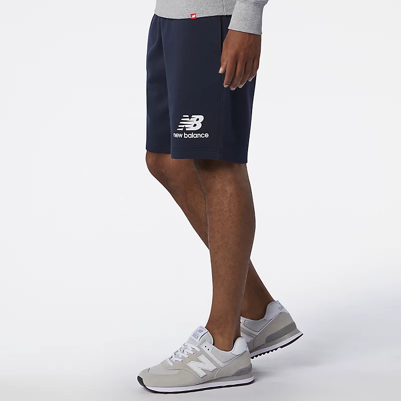 NB Essentials shorts met gestapeld logo voor heren - ECLIPSE