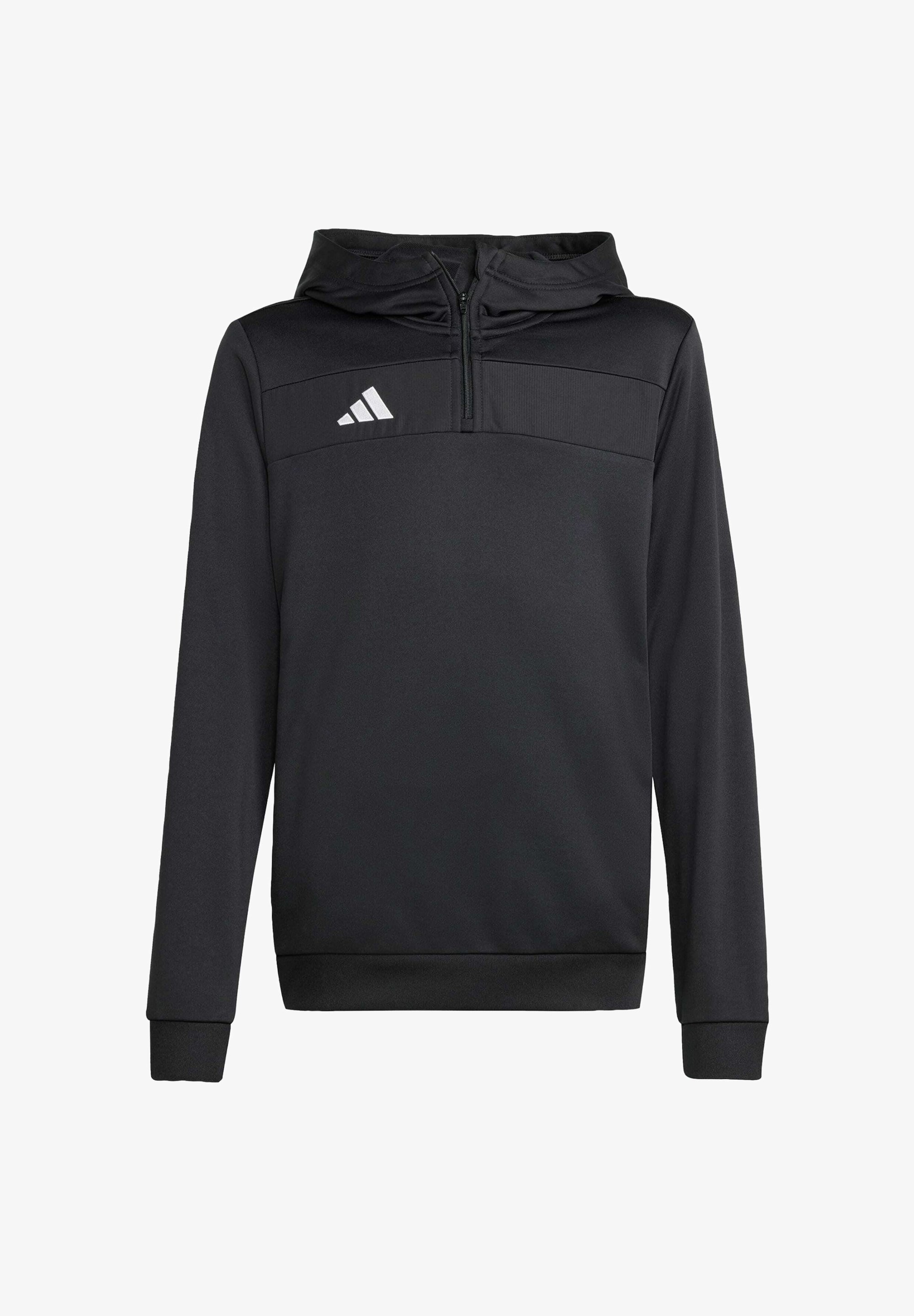 adidas Performance TIRO 25 ESSENTIALS KIDS - Bluza z kapturem - czarno-biała