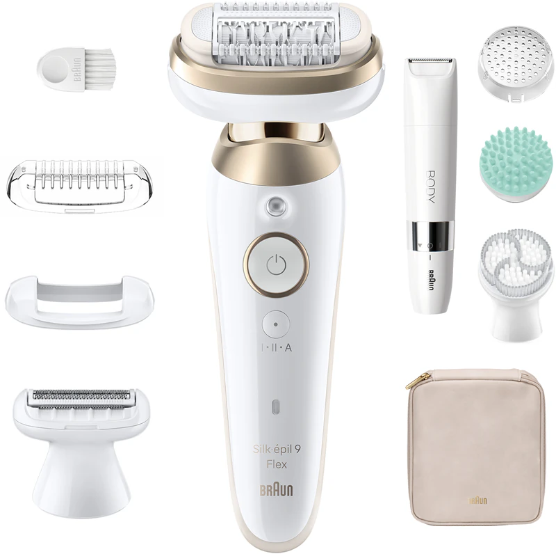 Braun Silk-épil 9 Flex SkinSpa 9-481 3D epilátor s maximálnou flexibilitou pre mokré aj suché holenie