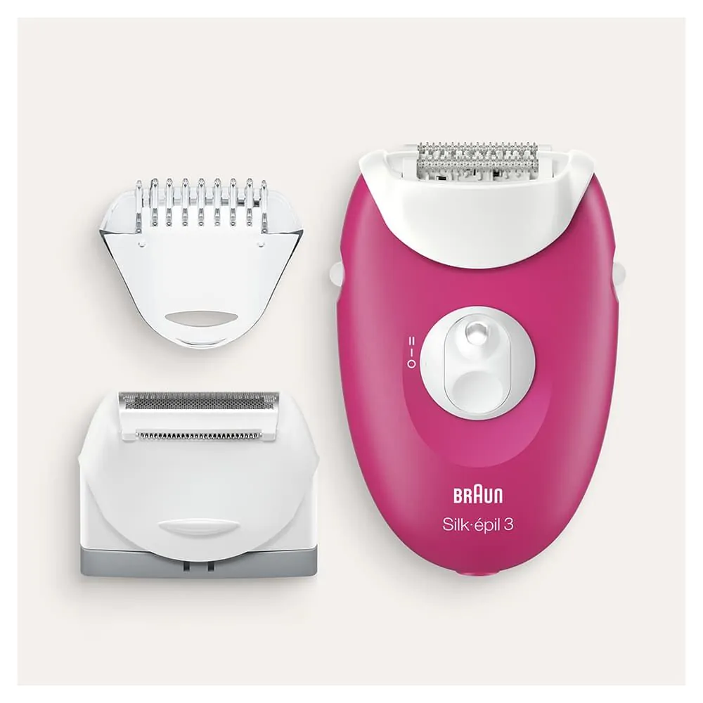 Braun Silke3 SE3276 Epilator Box WH 1CT