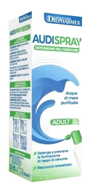 Audispray para adultos 50 ml remove cera de ouvido