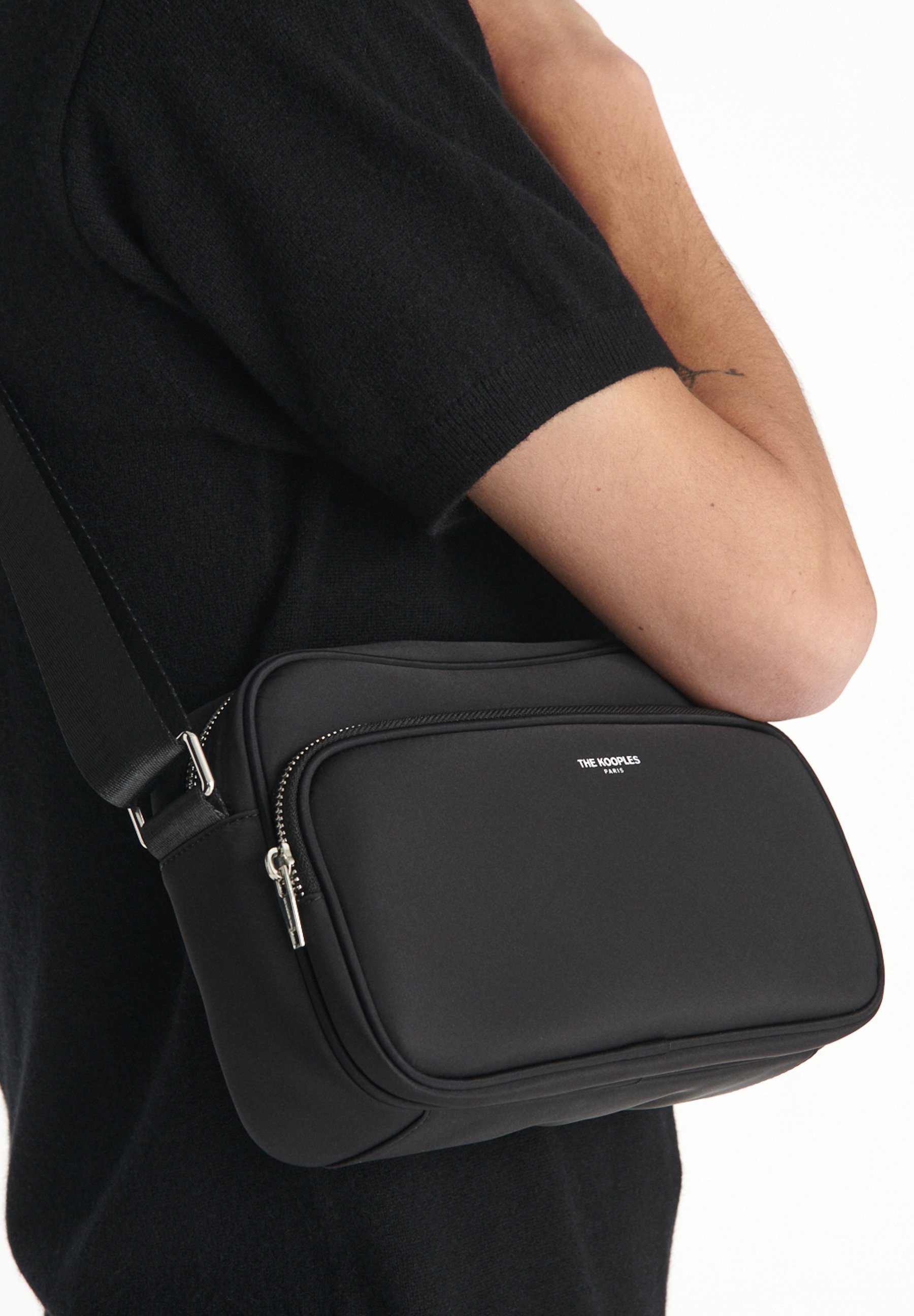 Sac bandoulière unisexe The Kooples SAC - noir