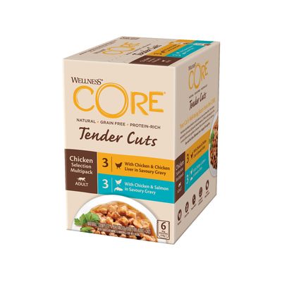 Wellness Core Tender Cuts Mokra karma dla dorosłych kotów