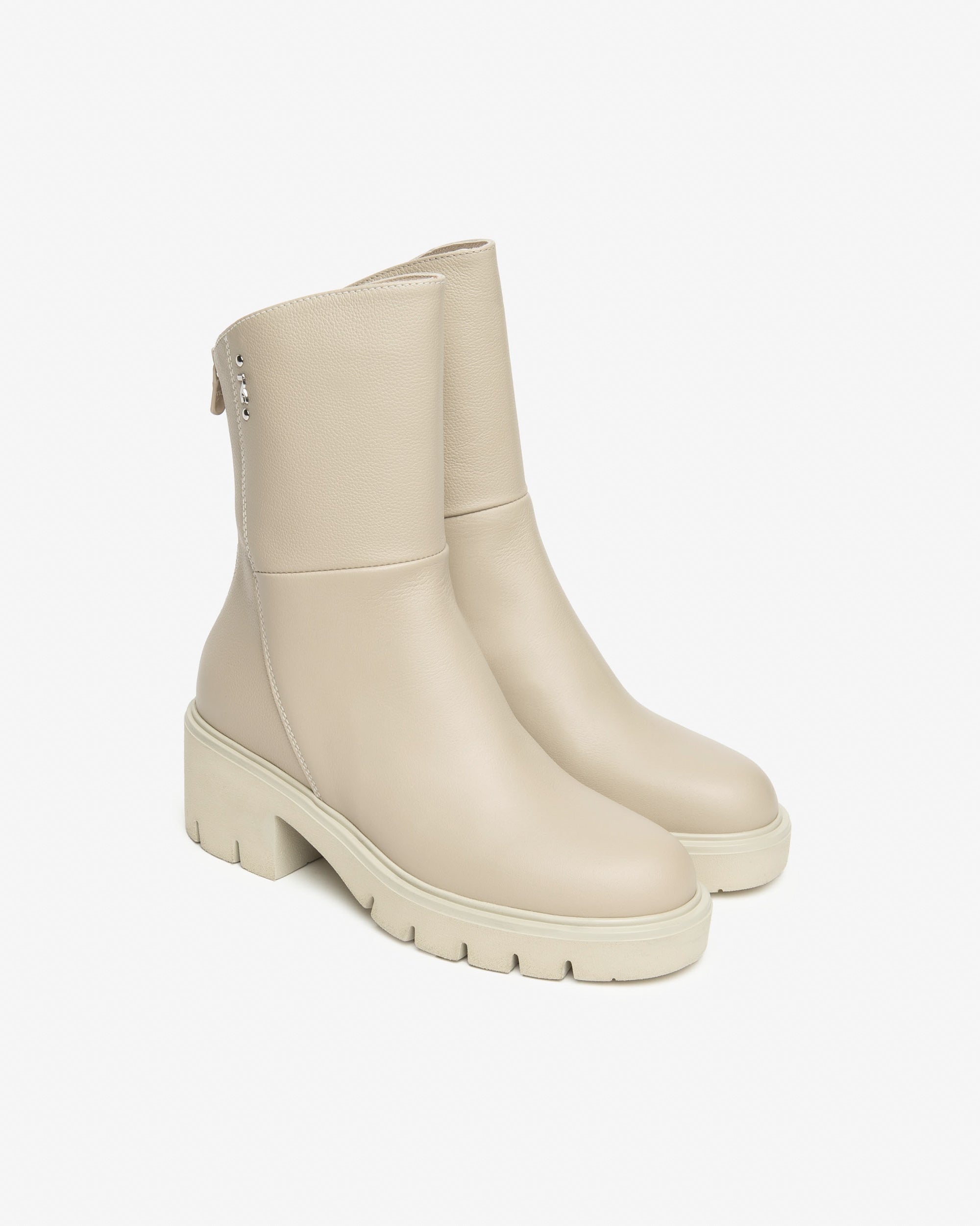  Damen-Ankle-Boots aus Leder