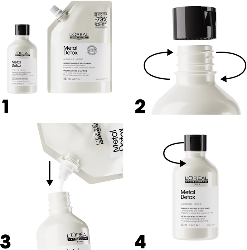 L'Oréal Professionnel Serie Expert Metal Detox hloubkově čistící šampon pro barvené a poškozené vlasy