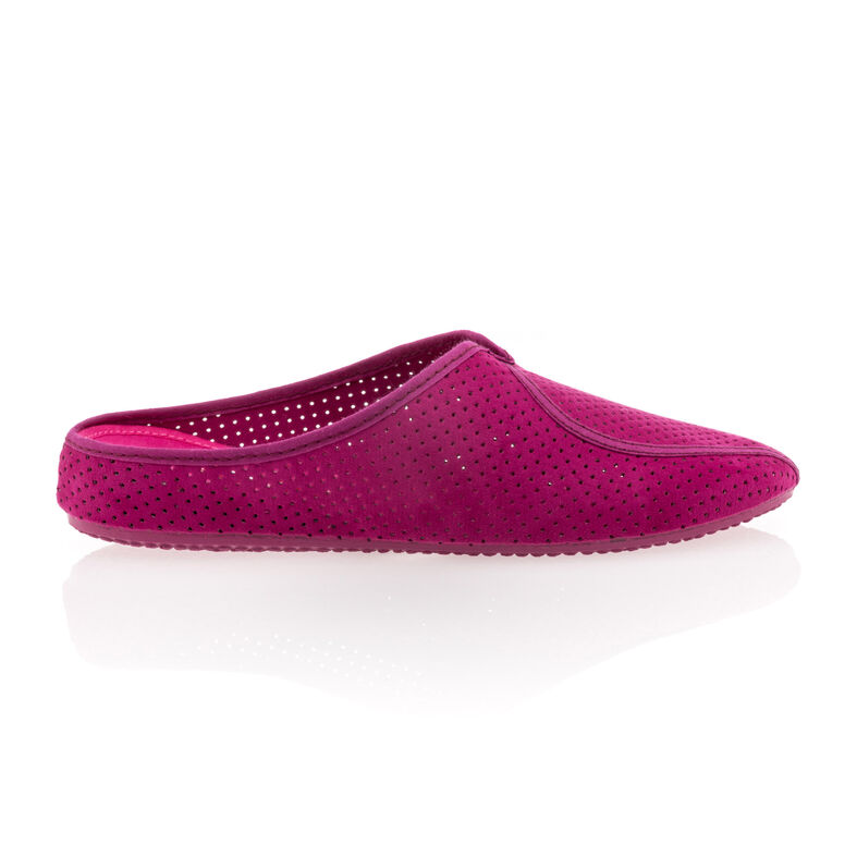 Pantuflas rosas para mujer