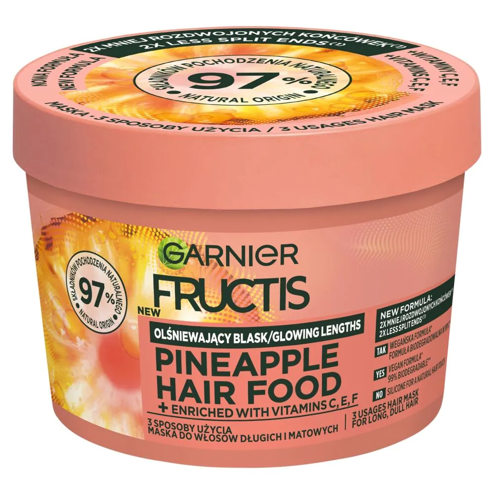 Fructis Hair Food Maska do włosów, Pineapple