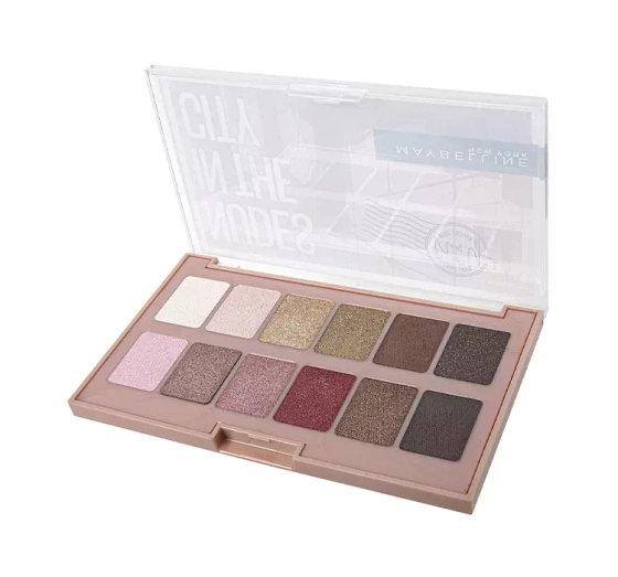 Maybelline Nudes in The City paleta cieni do powiek 9,6 g