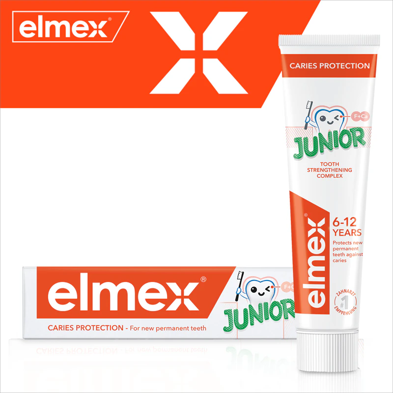 Dětská zubní pasta Elmex Junior 6-12 let