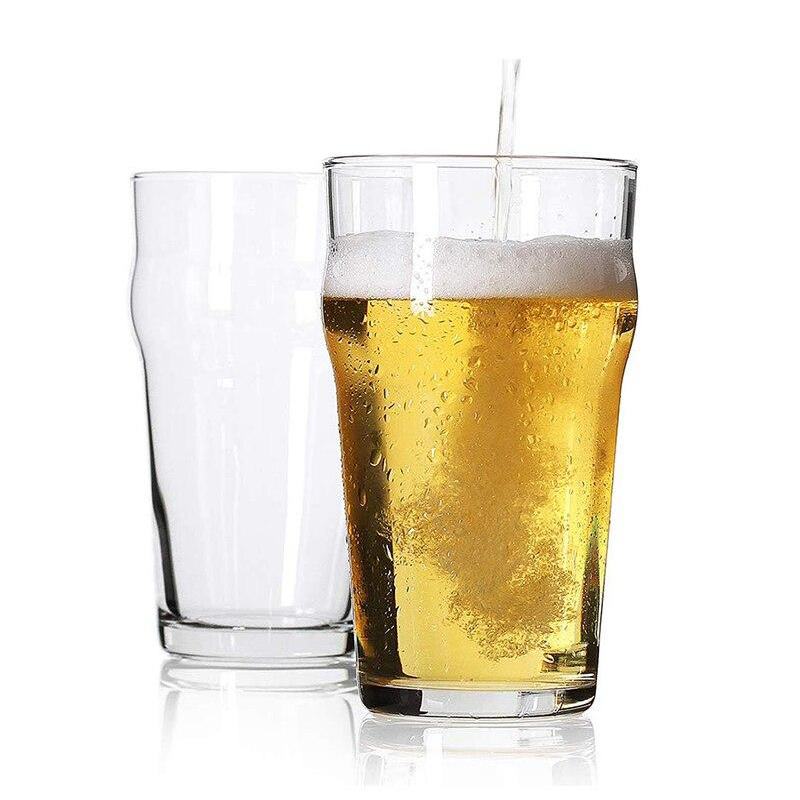 Spedizione gratuita Bicchiere da pinta, Bicchieri da birra imperiali in stile britannico, Bicchieri da birra in stile pub inglese, Set dal design unico di 2 4