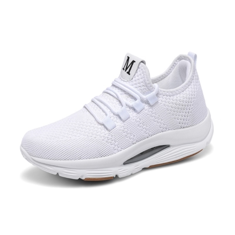 Chaussures à bascule amortissantes pour femmes, en maille respirante, confortables pour les loisirs d'extérieur. Baskets de loisirs.