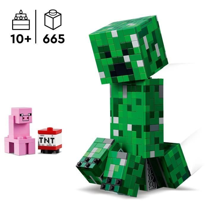 LEGO Minecraft 21276 Le Creeper - Jeu de Construction pour Garçon dès 10 Ans - Figurine