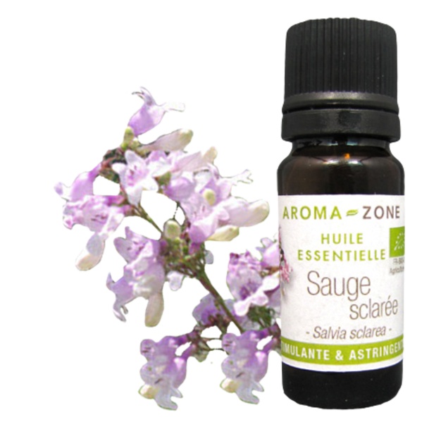 Aceite esencial de salvia sclarea orgánica de Provenza 5 ml