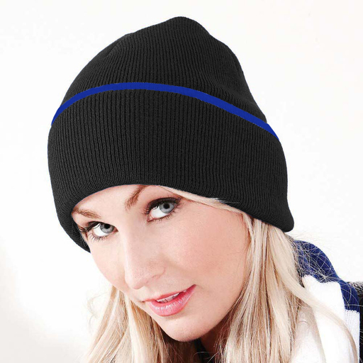  Beanie Beechfield stijl winter gebreide muts