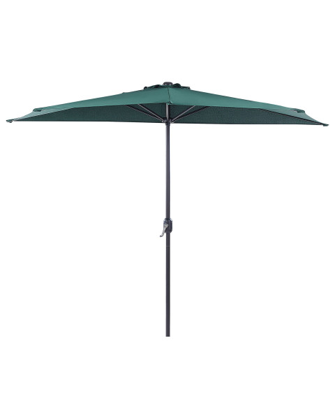 Parasol półokrągły ogrodowy 270 cm zielony