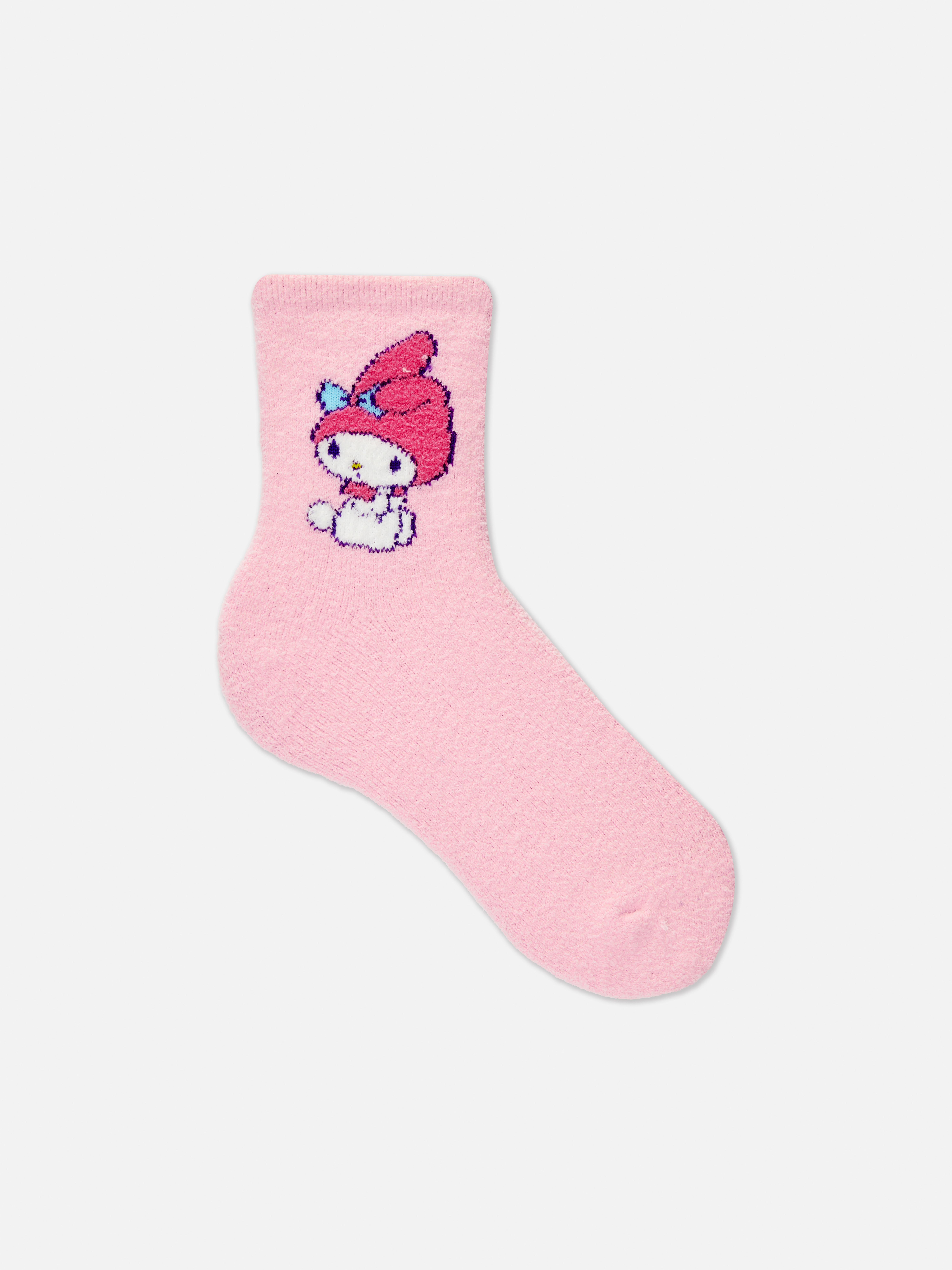 Papuci de casă Hello Kitty My Melody. Aceste șosete My Melody sunt ideale de încălțat după o zi lungă.