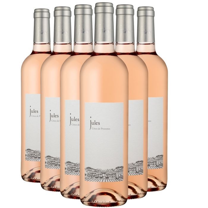 Domaine du Grand Cros Côtes de Provence Cuvée Jules 2025 - Vino Rosado (6x75cl)