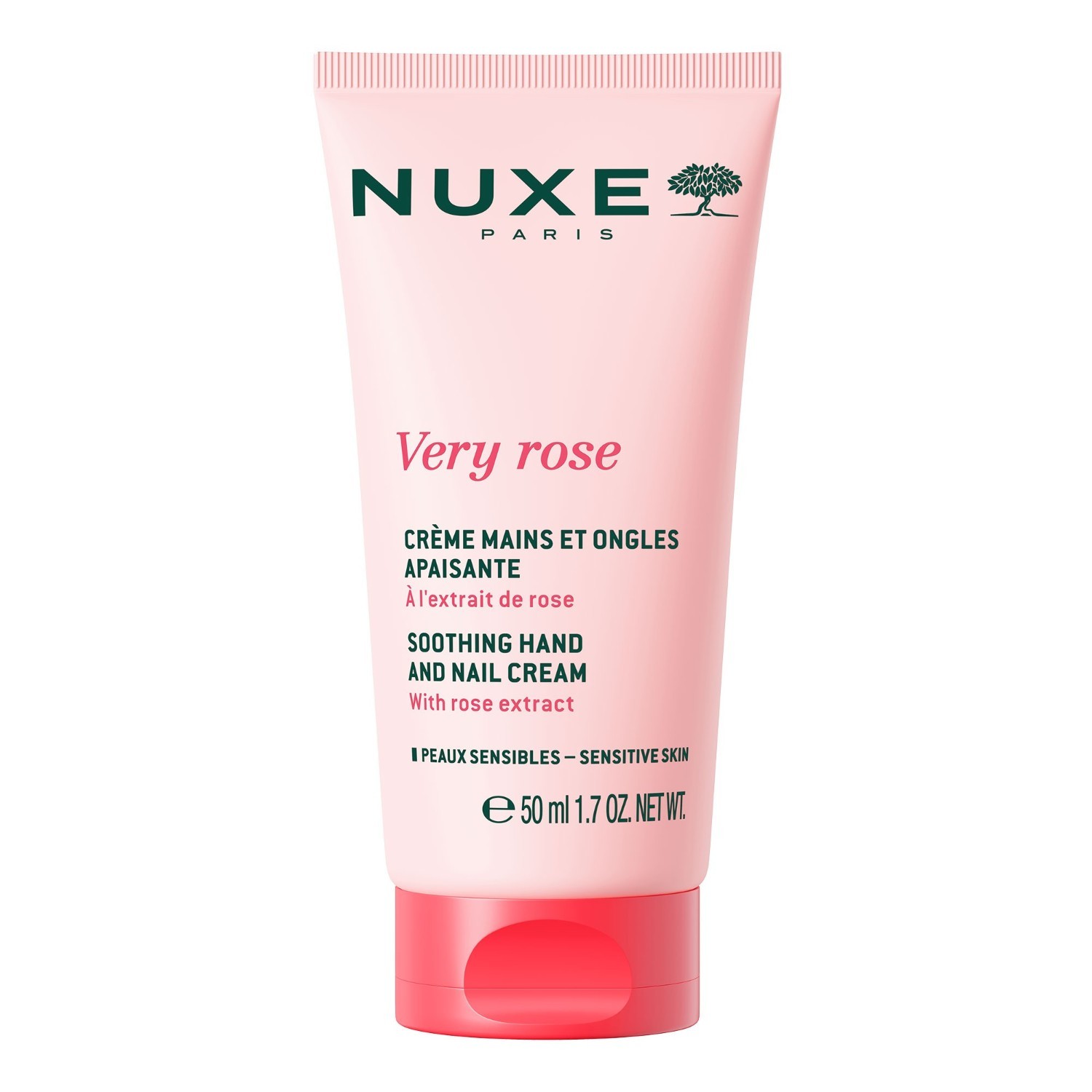 NUXE krema za roke Very Rose pomirjujoča krema za roke in nohte - 50 ml