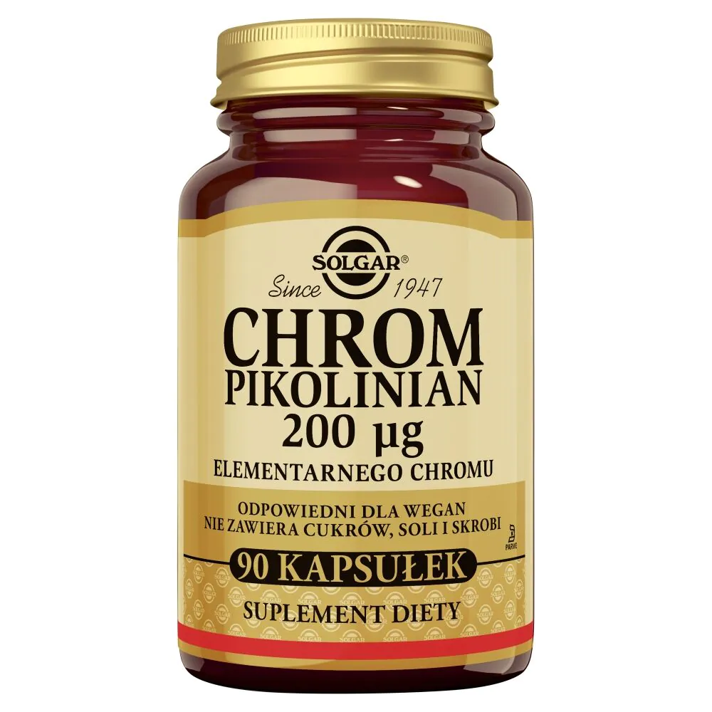 Solgar Chrom pikolinian 200 mcg kapsułki
