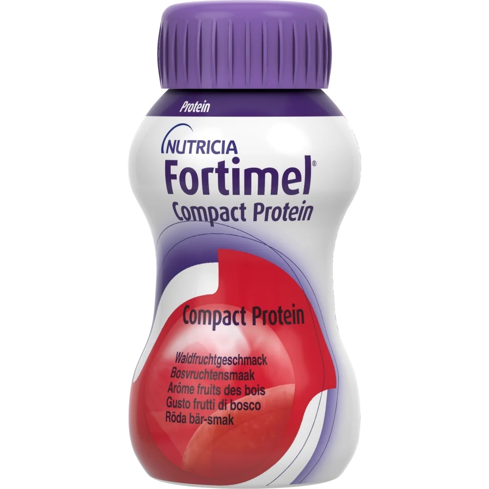 NUTRICIA Fortimel Proteína Compacta con sabor a frutos del bosque 4x125 ml Complemento alimenticio