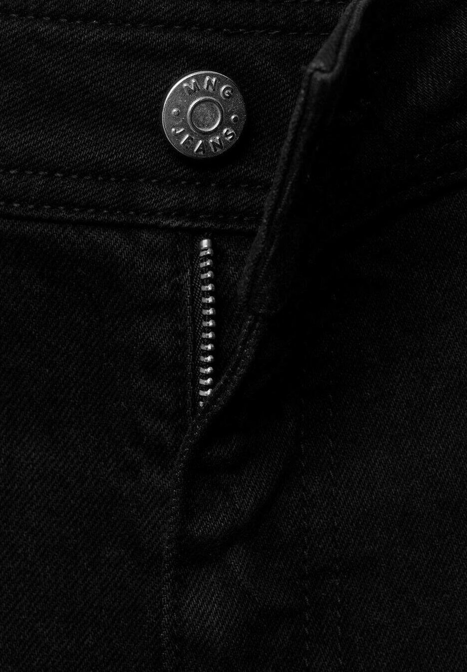 Jean évasé taille haute Mango CATHERIN CULOTTE - denim noir