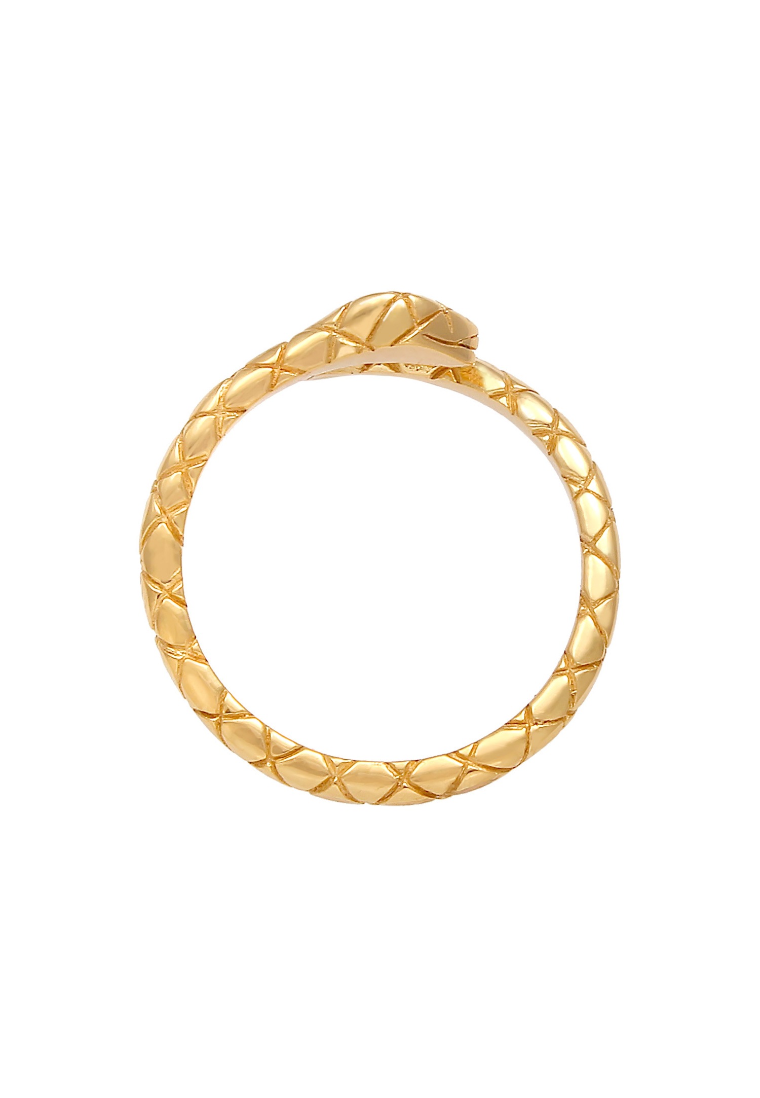 Elli Donna Serpente Trend Blogger regolabile in argento placcato oro 925
