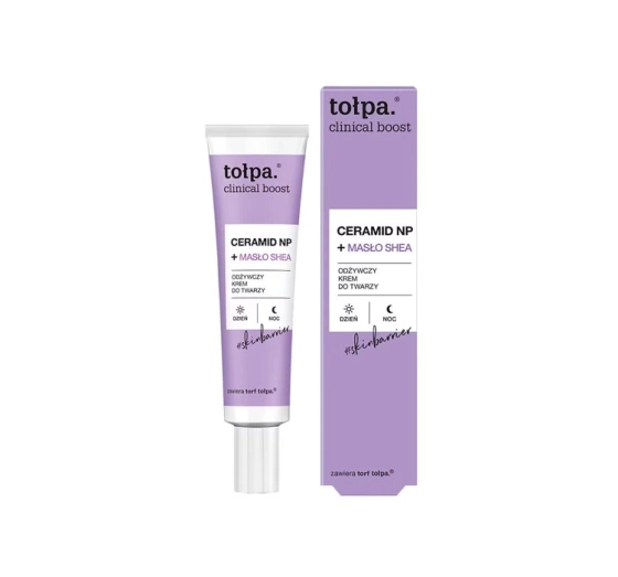 Tołpa Clinical Boost Ceramid NP   Masło Shea odżywczy krem do twarzy 40ml