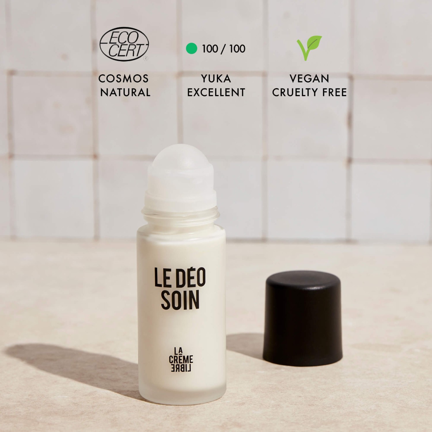 La crème libre Coffret Le Déo Soin + Le Savon sans Savon avec son porte-savon