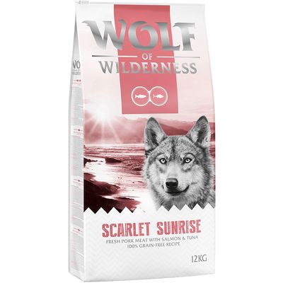 Hrană uscată pentru câini Wolf of Wilderness 12 kg + 200 g urechi de iepure uscate gratuite!*