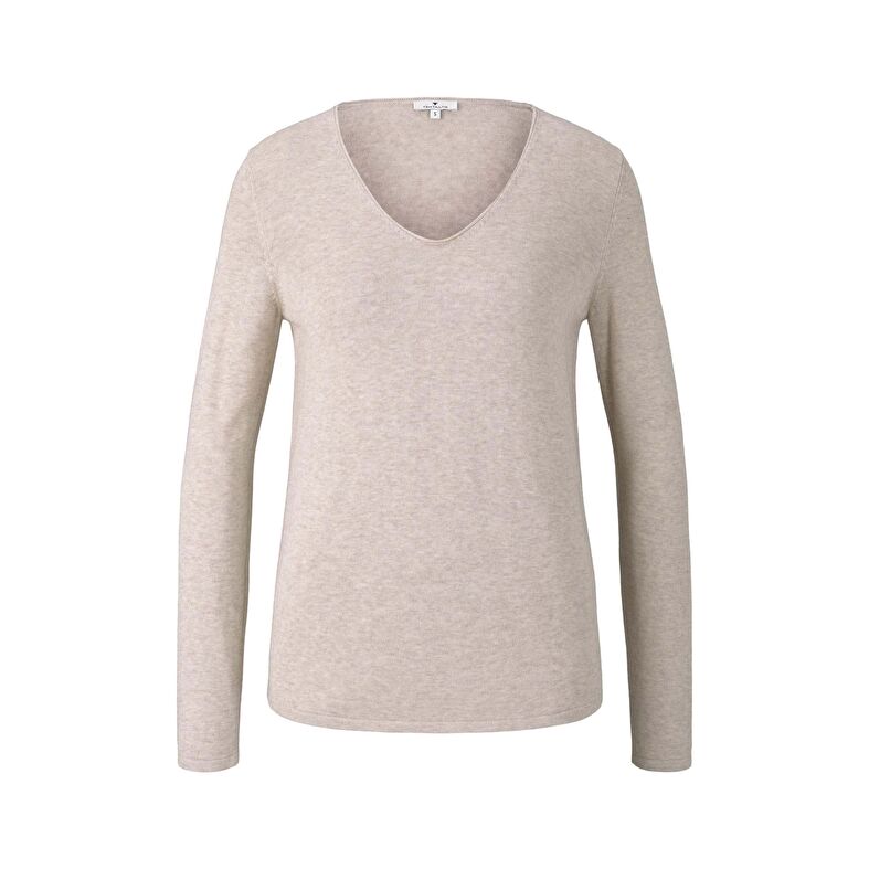 Beige genser til dame