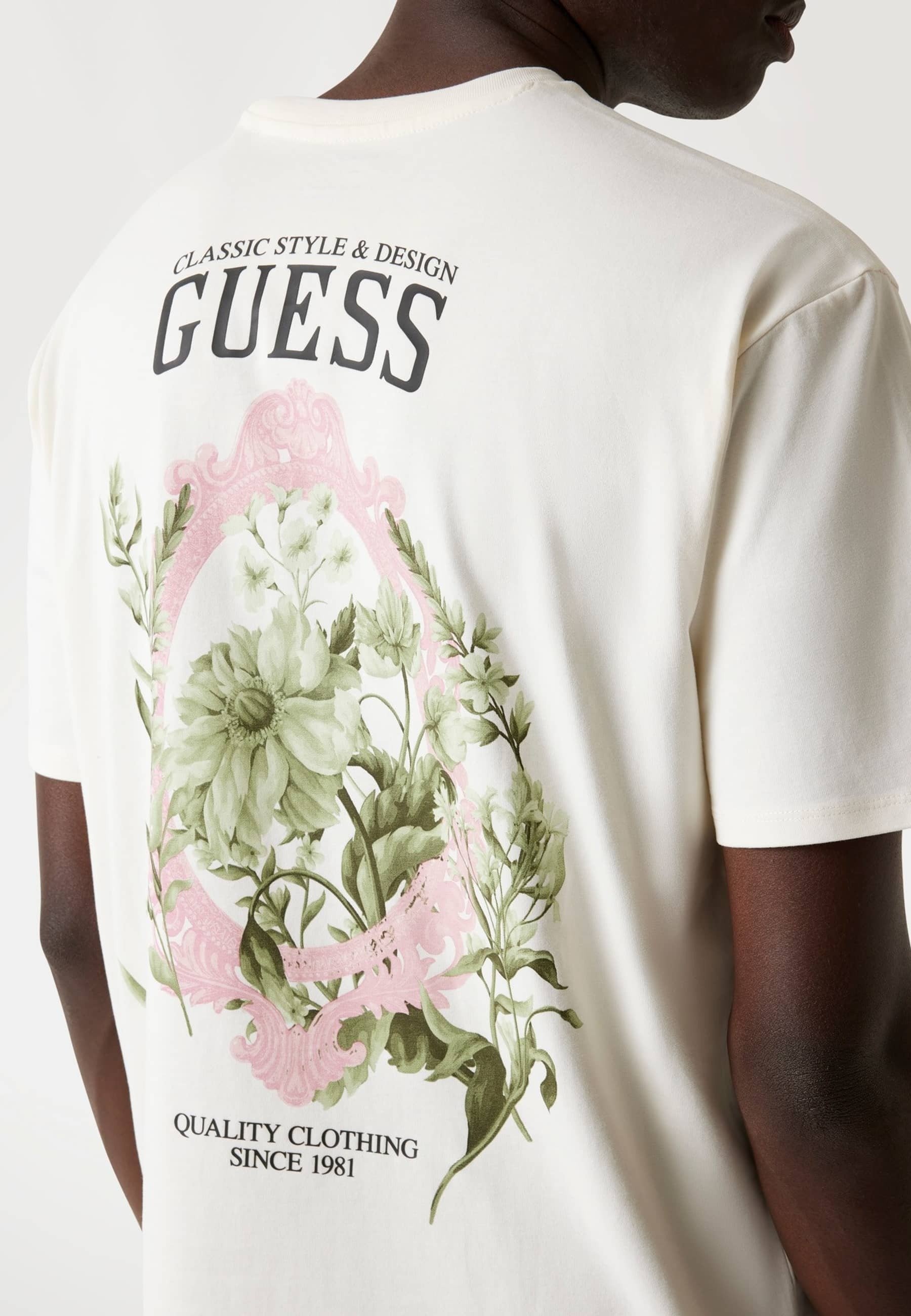 Guess Print T-shirt - veelkleurig beige